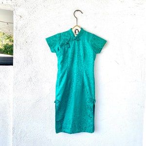 Vintage Cheongsam Aziatische jurk bloemenmeisjes meisjes