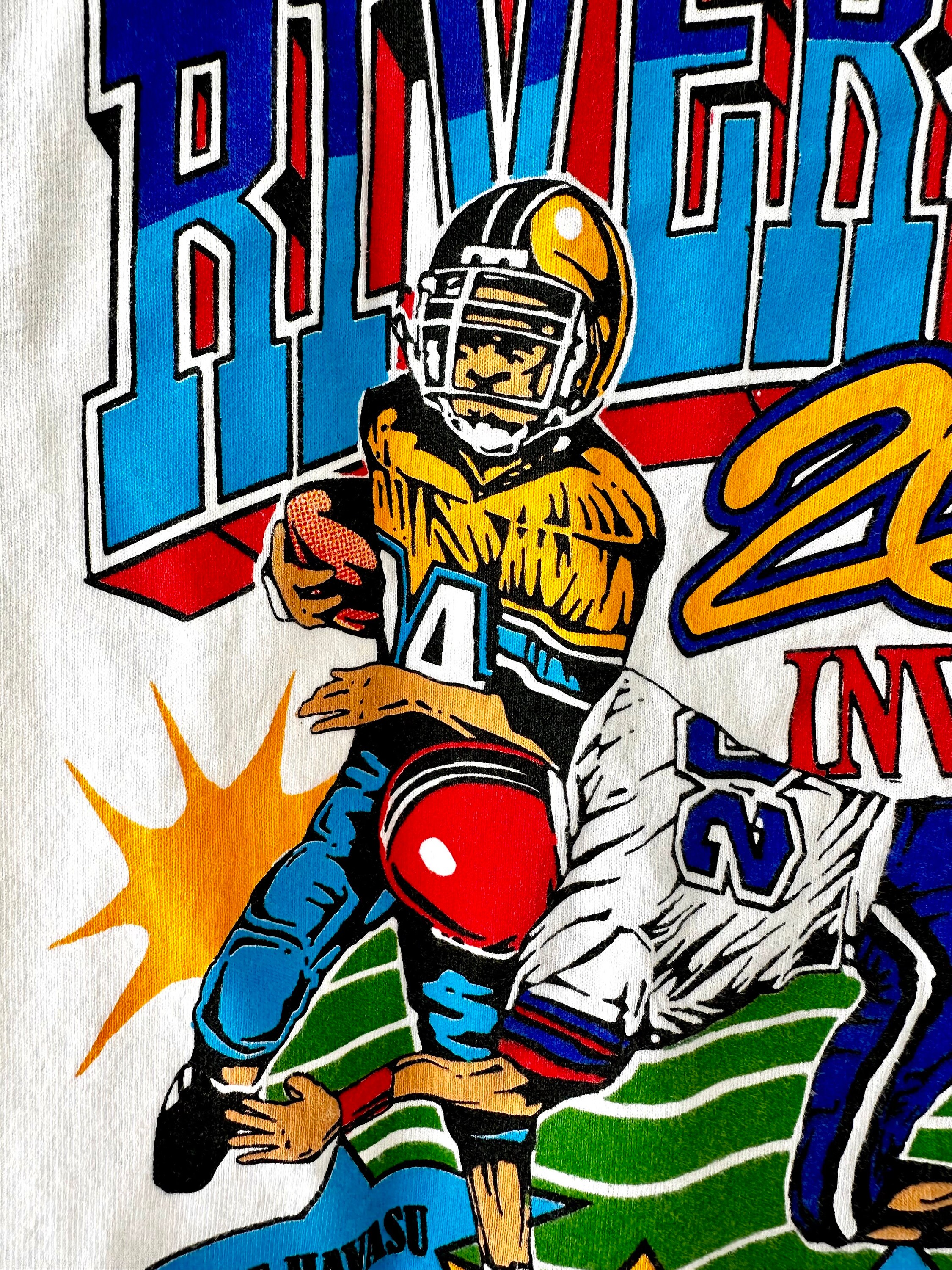 Vintage 90s Y2k Football Tshirt Colorado Sports White T Shirt - Etsy