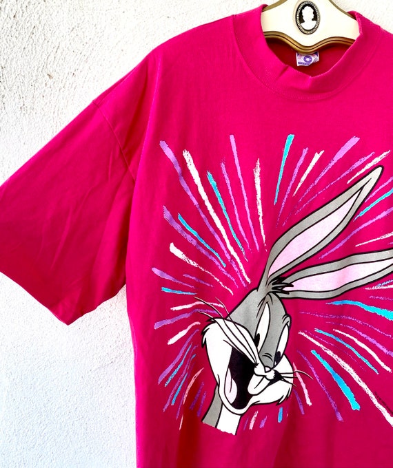 Buy Vintage 90s Bugs Bunny Looney Tunes Oversized Tshirt Warner 