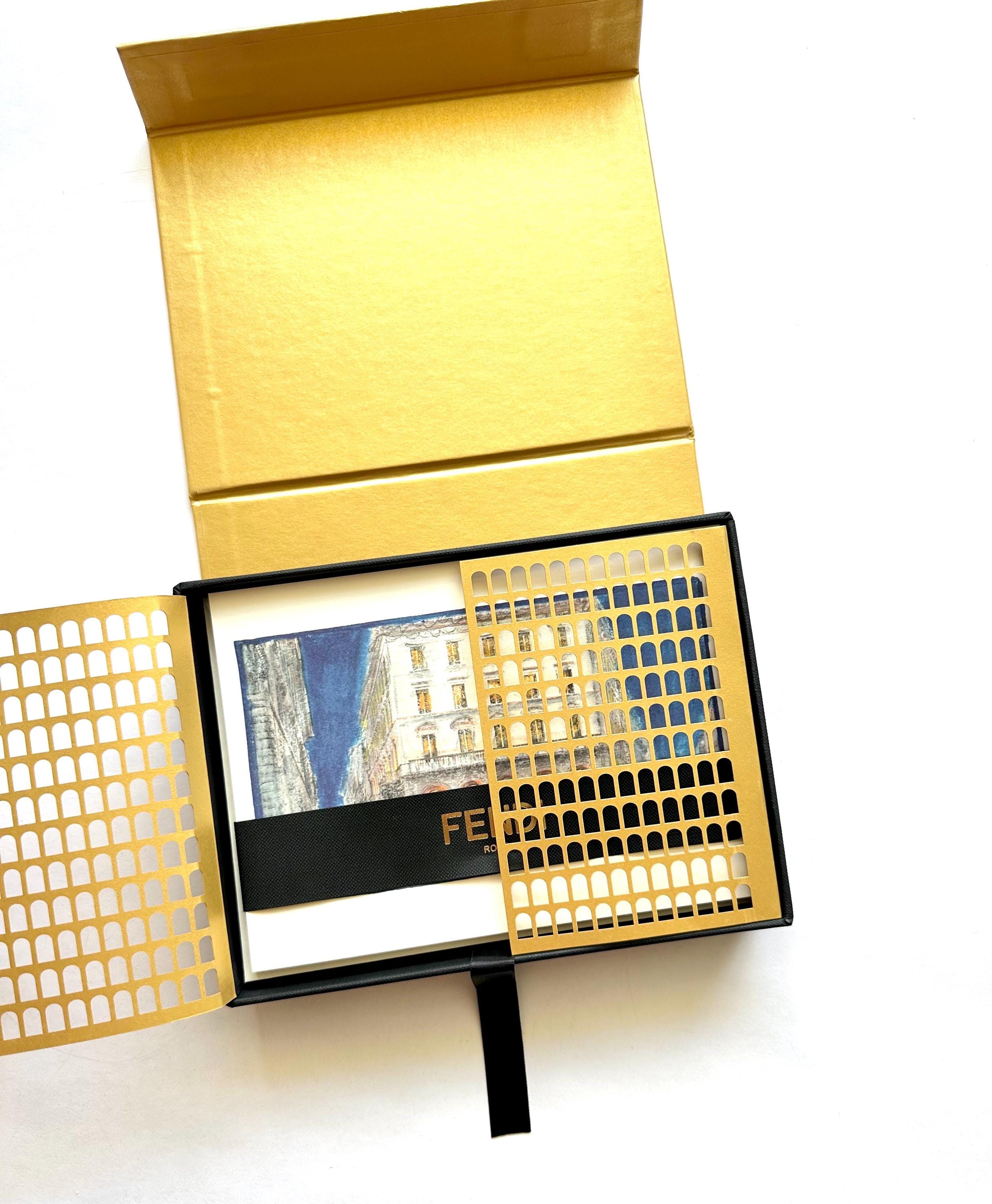 Vintage Fendi Karl Lagerfeld Stationary Set Notecards Envelopes