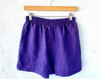 Vintage 80-90-tals nylonshorts Atletiska byxor Vindjacka Högmidjade Shorts