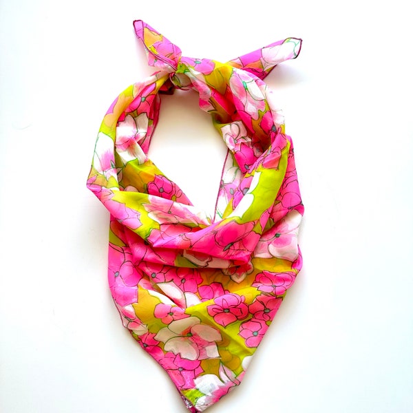 Neon Scarf - Etsy