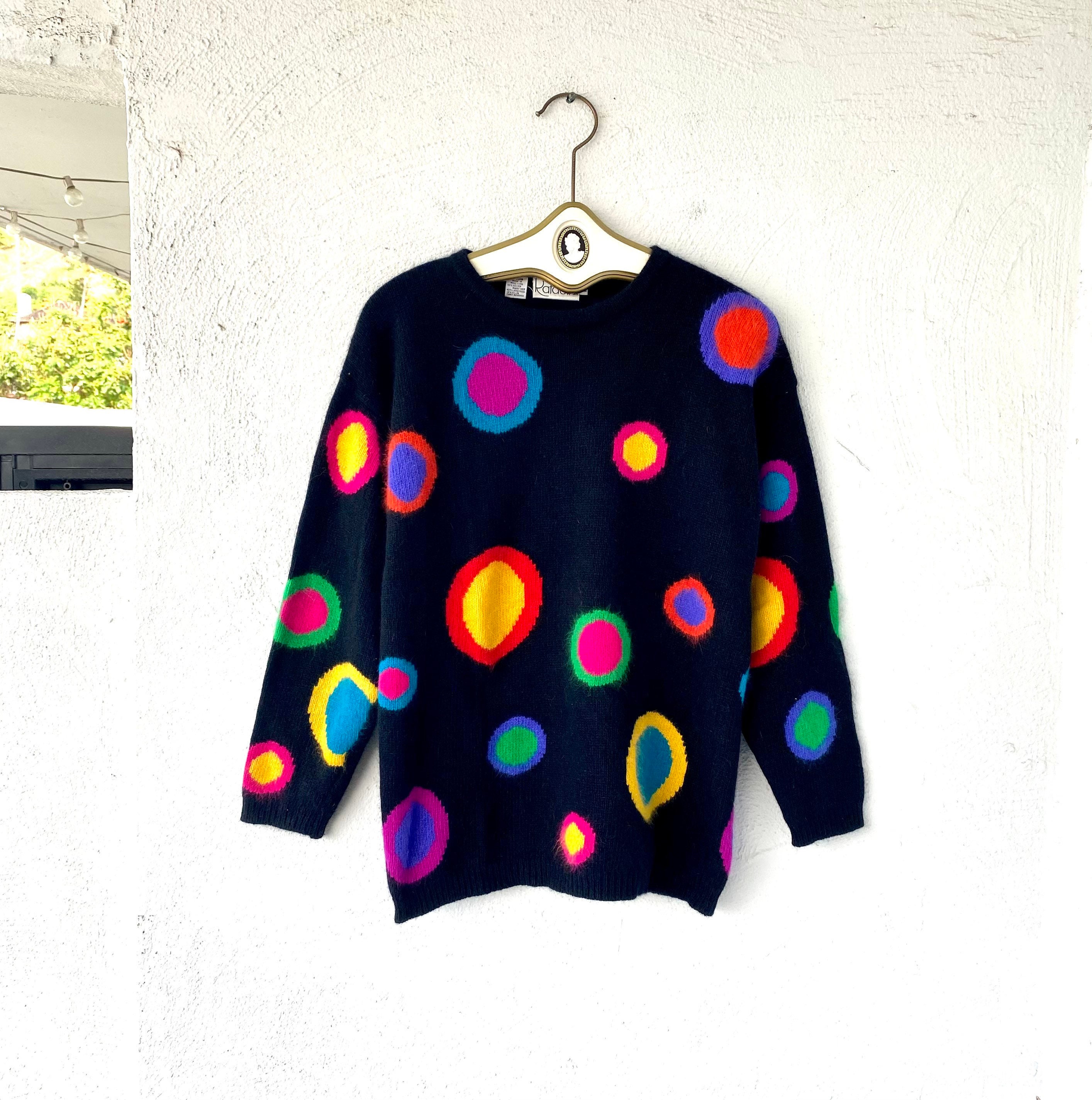 Polka Dots Sweater - Etsy
