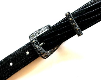 Vintage Judith Jack Black Marcasite Black Belt This item is unavailable - Etsy main image 2