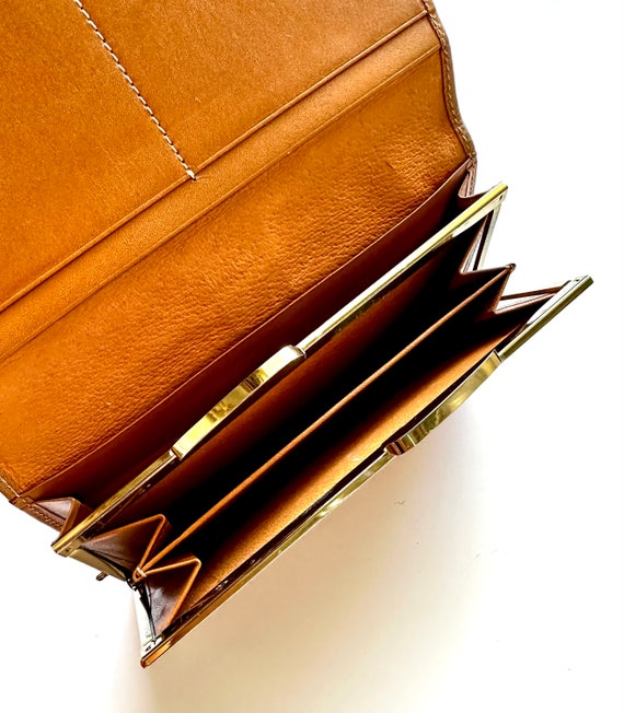Vintage Nina Ricci Bifold Leather Wallet 1970s 19… - image 5