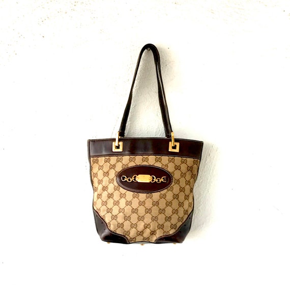 vintage gucci monogram canvas