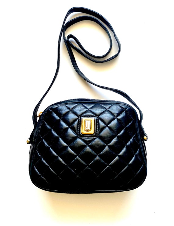 Vintage Quilted Leather Cross Body Bag