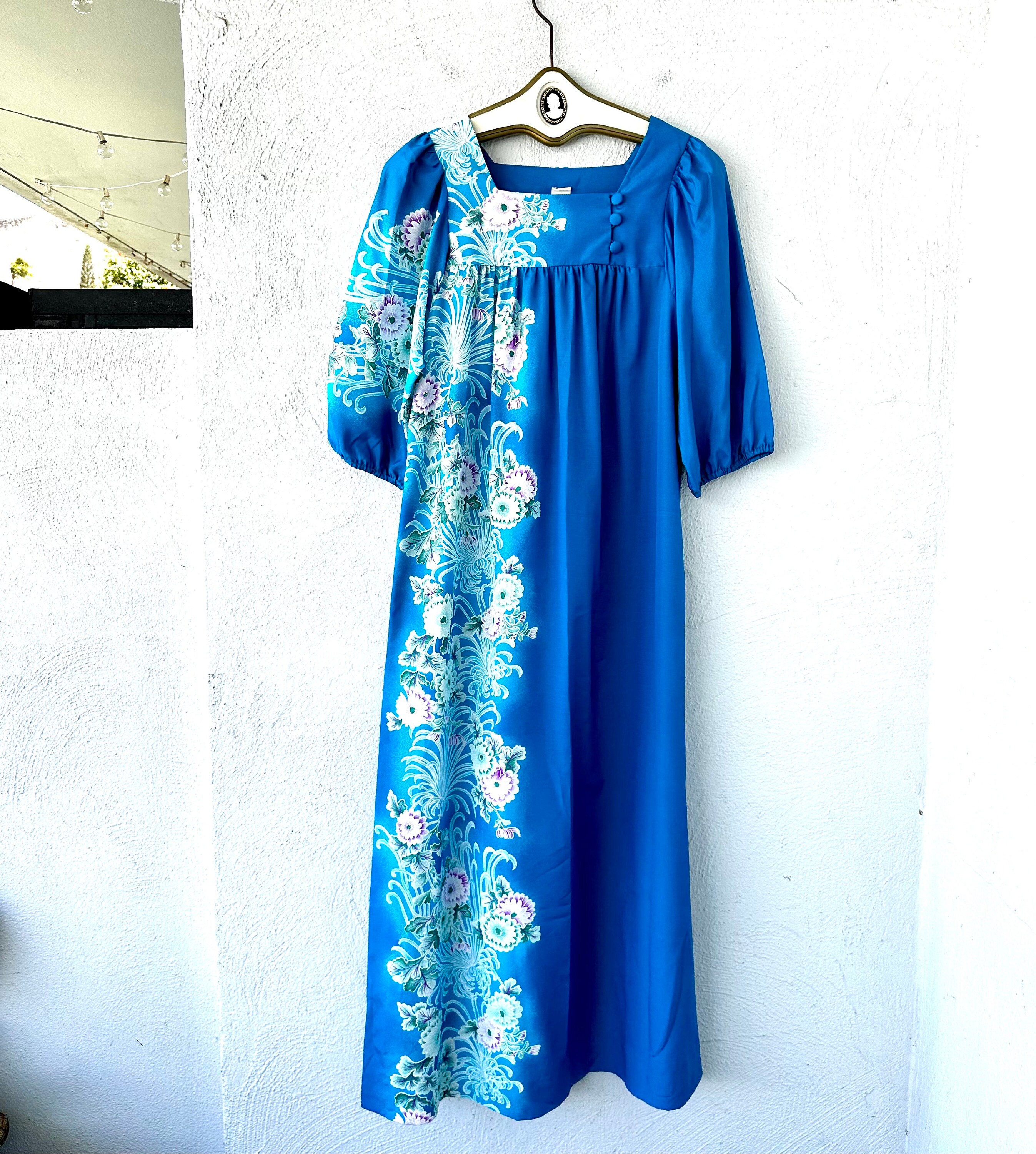 1980s Hawaii Muu Muu Nalii Honolulu 水玉 1980s Hawaii Muu Muu Nalii Honolulu 水玉 1980s Hawaii Muu