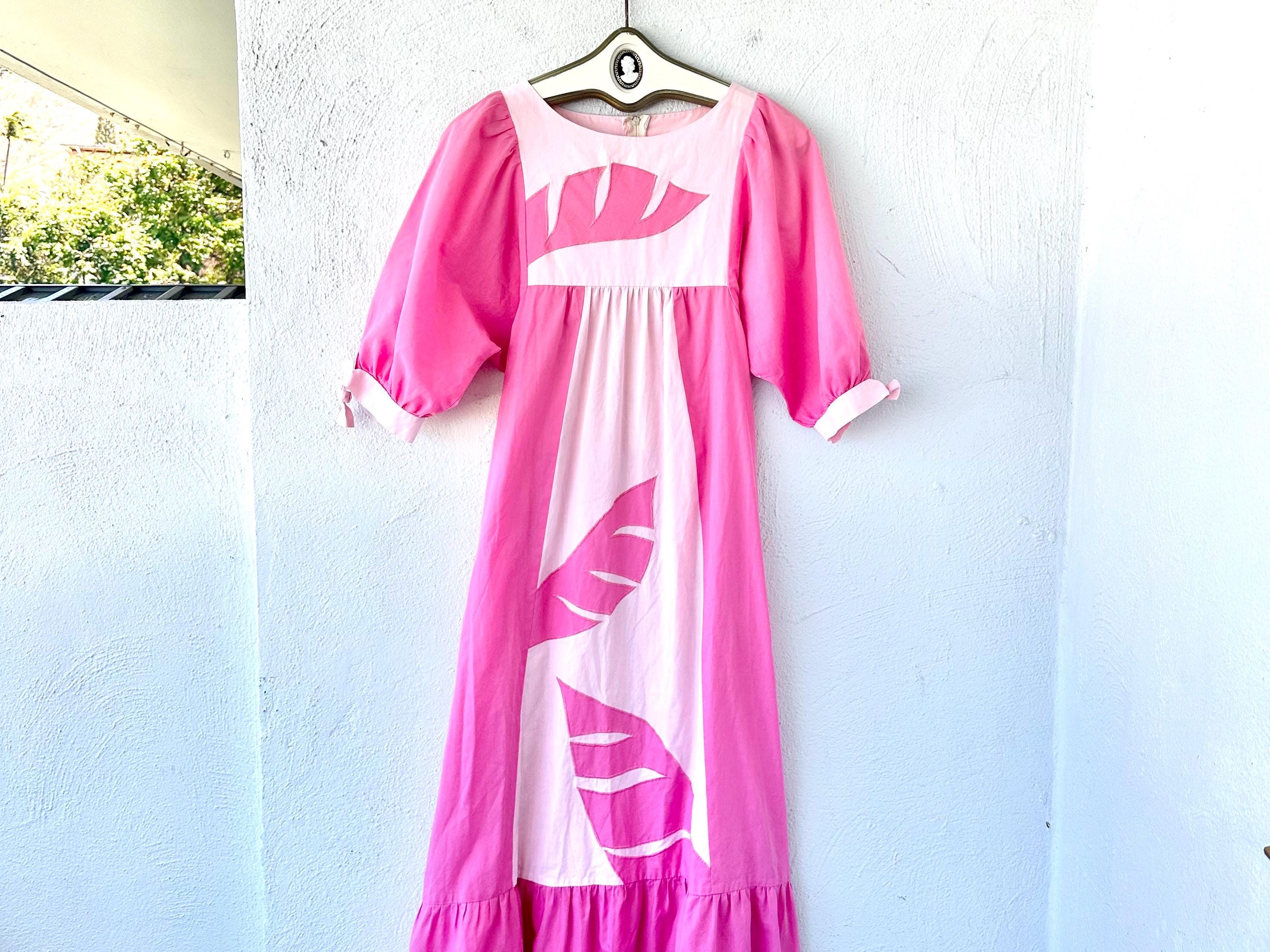 【希少／ Mamo HOWELL】フラドレス　ピンク　ハワイ製　サイズ12 Mamo howell - Etsy 日本