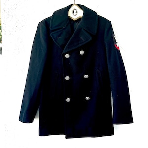 1970s Us Navy Pea Jacket - Etsy