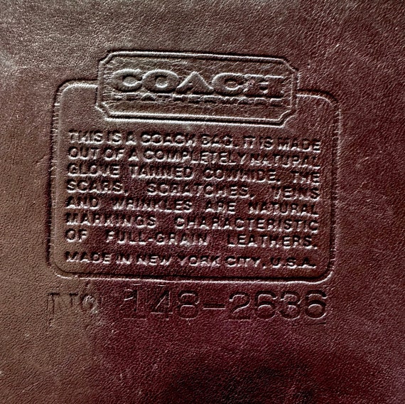 Vintage Coach 1970s 1980s Bag // Brown Leather Mi… - image 2