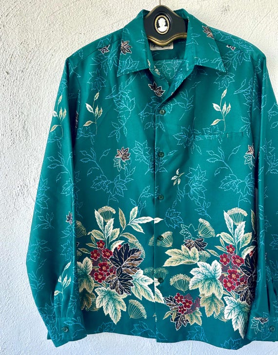 Vintage 70s Tori Richard Hawaiian Shirt 1970s Hawaii Aloha