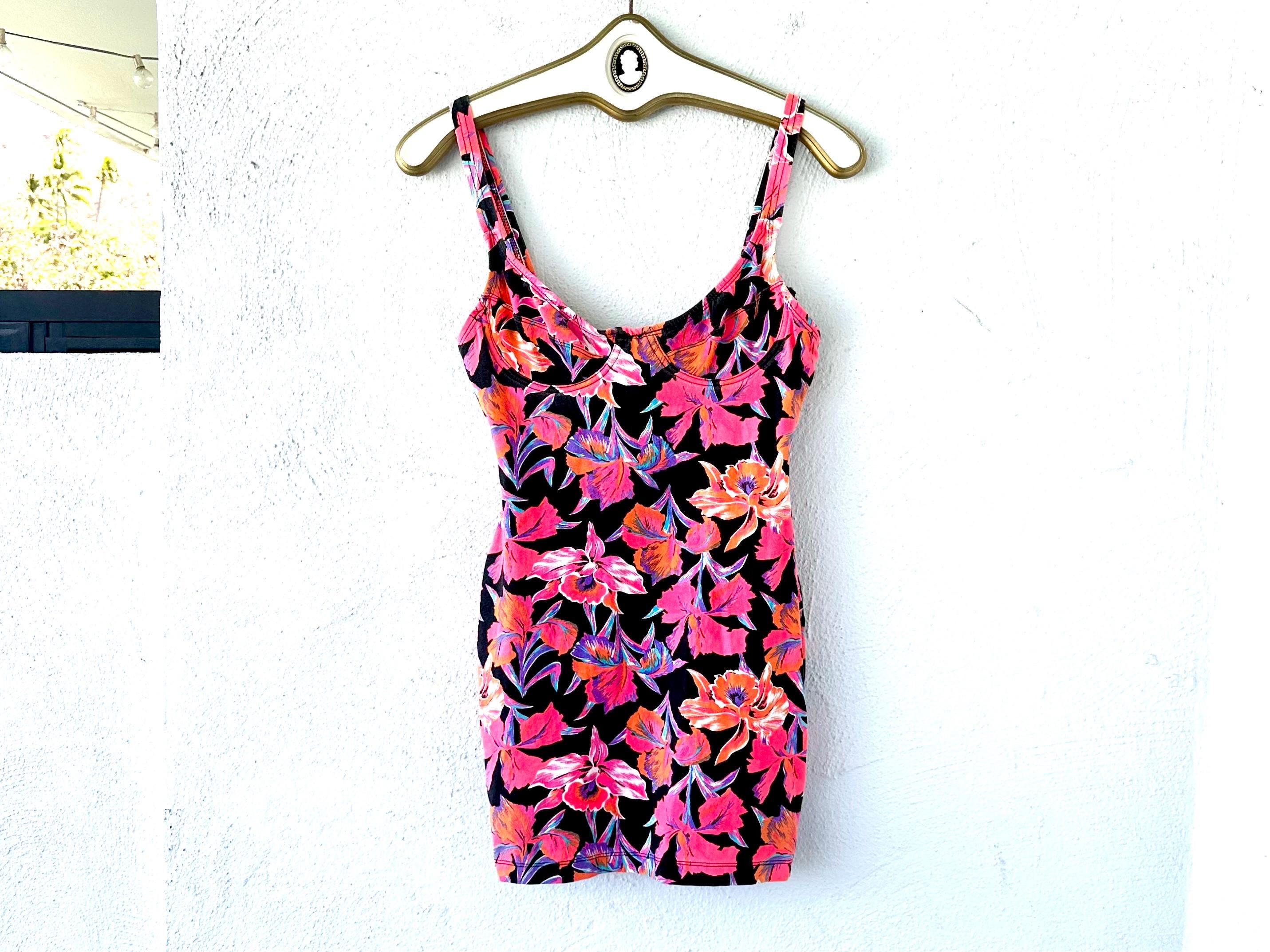 hawaiian print bodycon dress Yellow & White Hawaiian Flowers Bodycon Aloha Dress
