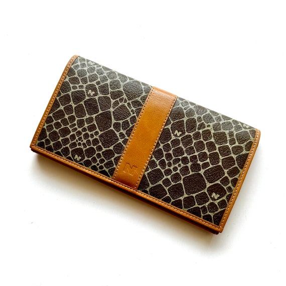 Vintage Nina Ricci Bifold Leather Wallet 1970s 19… - image 1