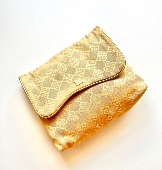 vuitton gold clutch purse