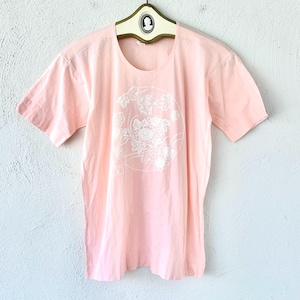 Vintage Floral Hawaiian Tshirt 70s 80s Coral Asian Japanese Hawaii Art Screen Print T Shirt