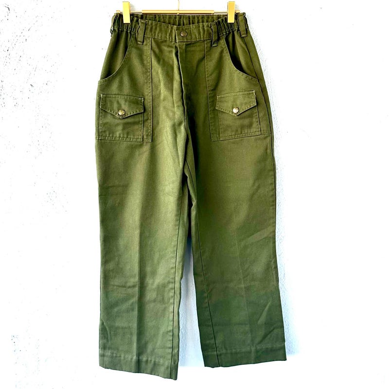 Scout Pocketed High Rise Pants - Khaki