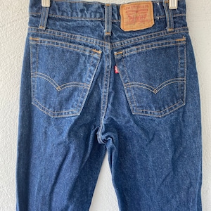 Vintage Levis Dark Denim Student Fit Jeans - Etsy
