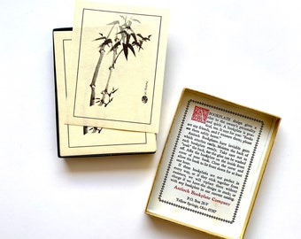 Vintage Antioch Bookplate Box 50 New Bambo Bookplates Artwork by M Bieri