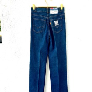 Calça Jeans Levi&#39;s Vintage 1970s Denim com Patch Levis
