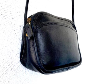 2000s Coach Legacy West Hobo Shoulder Bag Black Leather