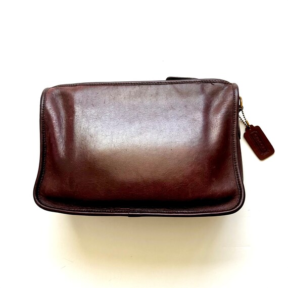 Vintage Coach 1970s 1980s Bag // Brown Leather Mi… - image 8