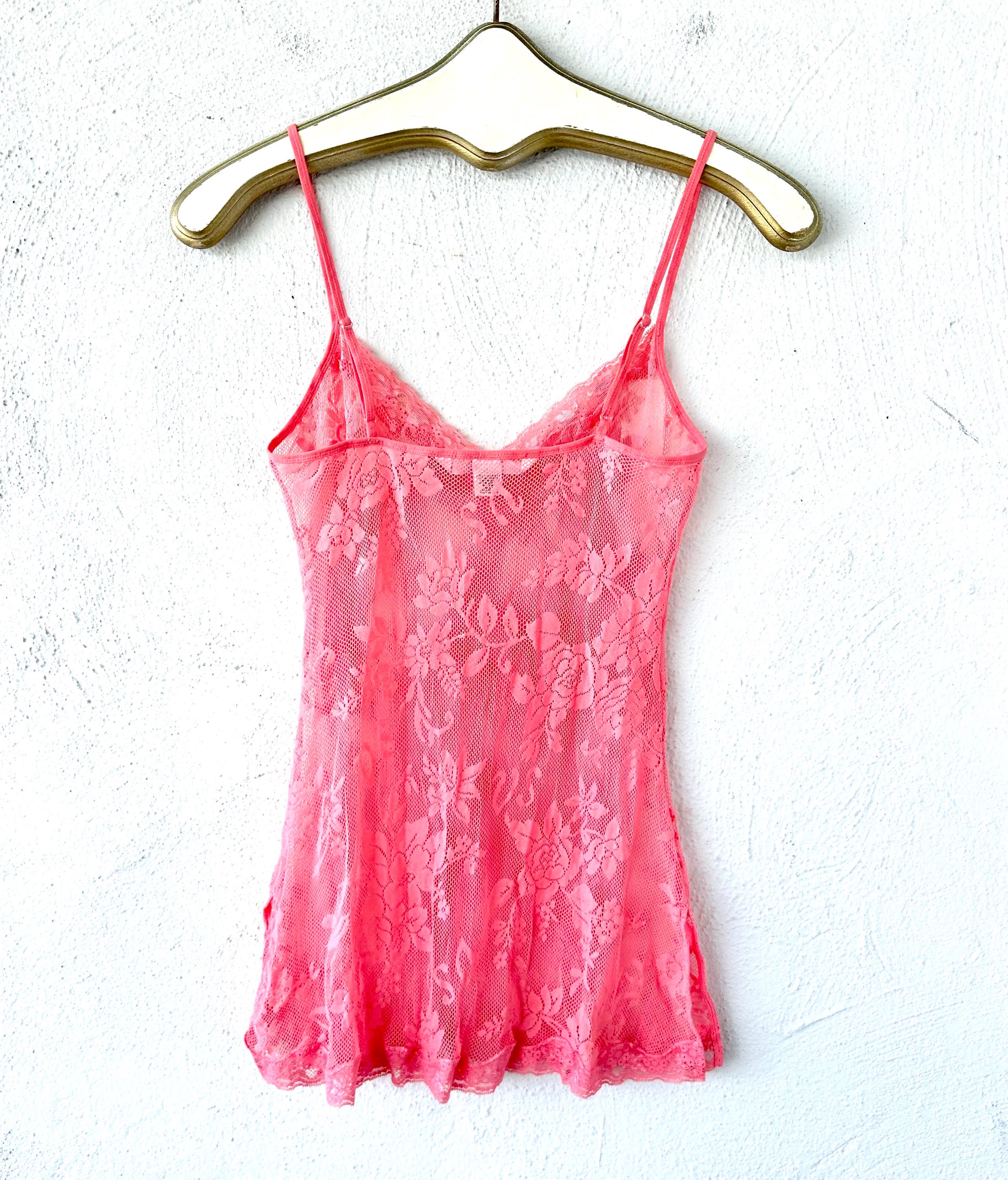 Vintage Victoria's Secret Lace Slip Dress VS Sheer Pink Floral Romantic Tunic Whimsical Dress - Etsy Vintage Victoria's Secret Lace Slip Dress VS Sheer Pink Floral Romantic Tunic Whimsical Dress - Etsy
