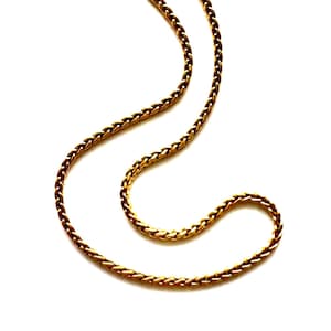 Collar vintage de cadena dorada Napier, joyería de los años 70 y 80