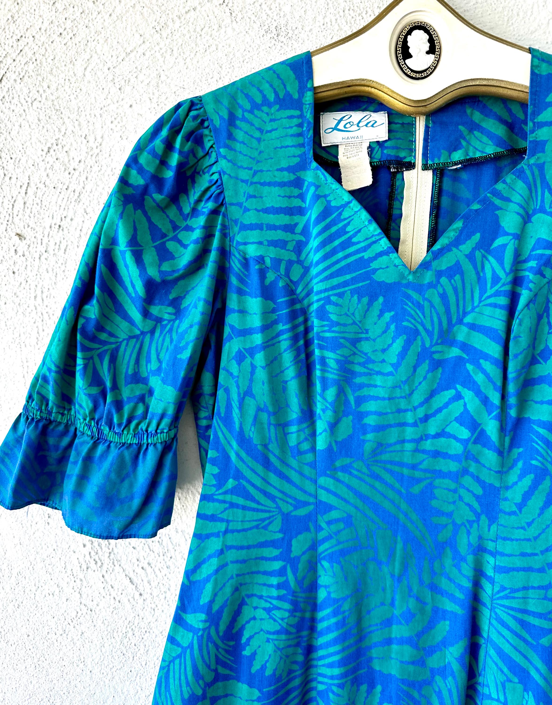 Vintage Hawaiian Muumuu Sun Babies Hawaii Floral Ginger