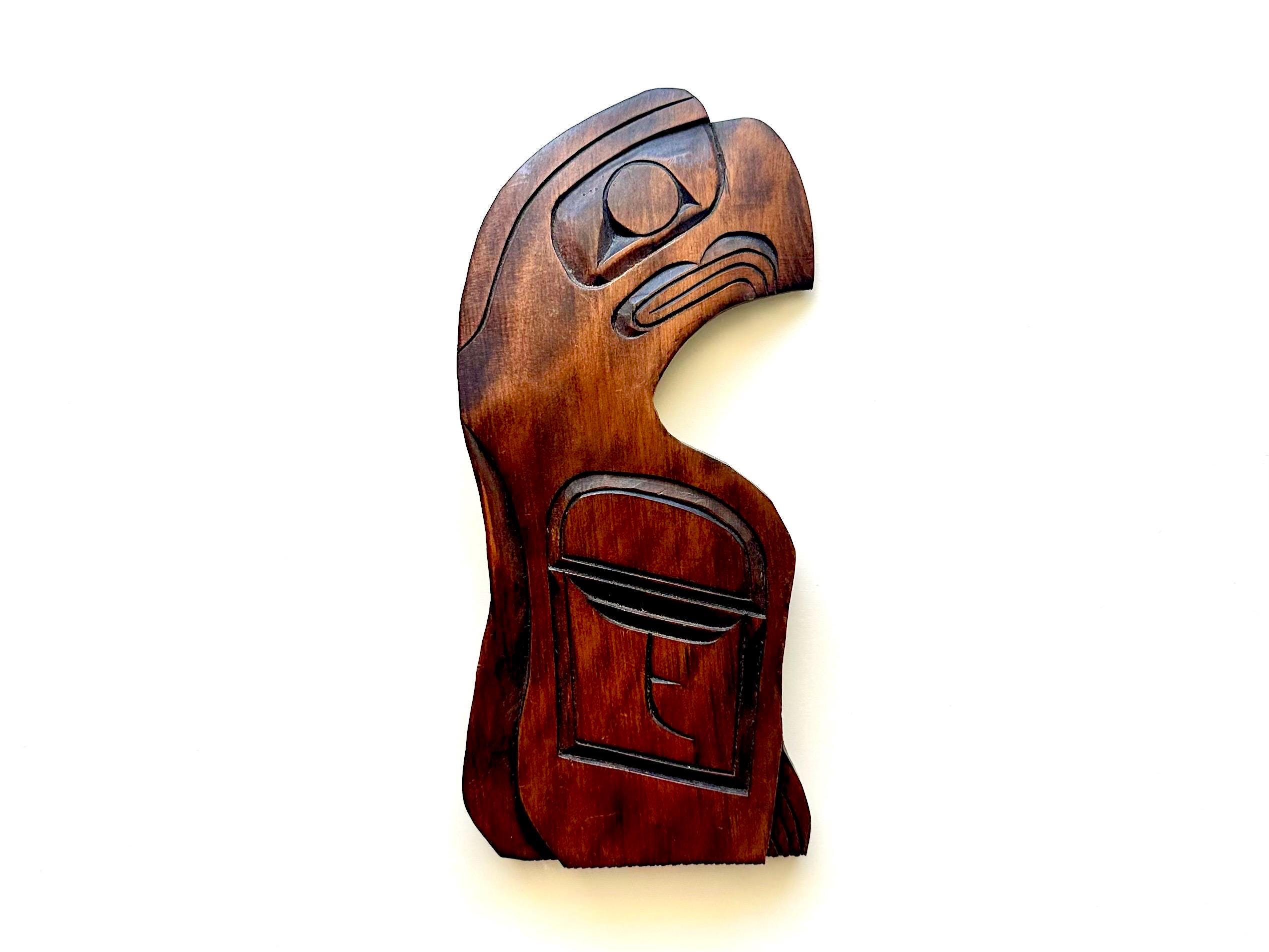 Native american totem carved wood - Etsy 日本