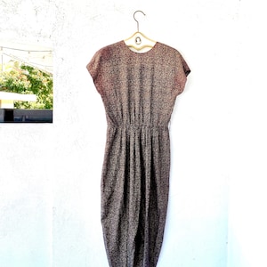 Tuta barocca vintage anni &#39;80 // Tuta con spalline nere dorate