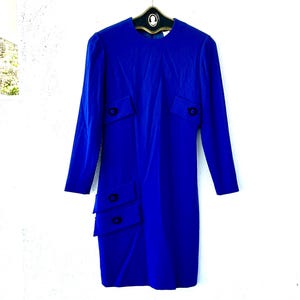 Vintage Gianni Versace Versus Red Dress 1990s Big Button Up Shirtdress Dress Coat