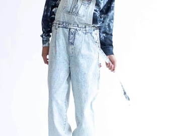 Vintage 80s Union Bay Overalls 1980s Acid Wash Jeans One Piece - Etsy