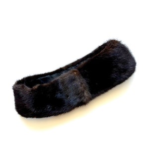 Vintage 50s 60s Fur Scarf Collar Necklace
