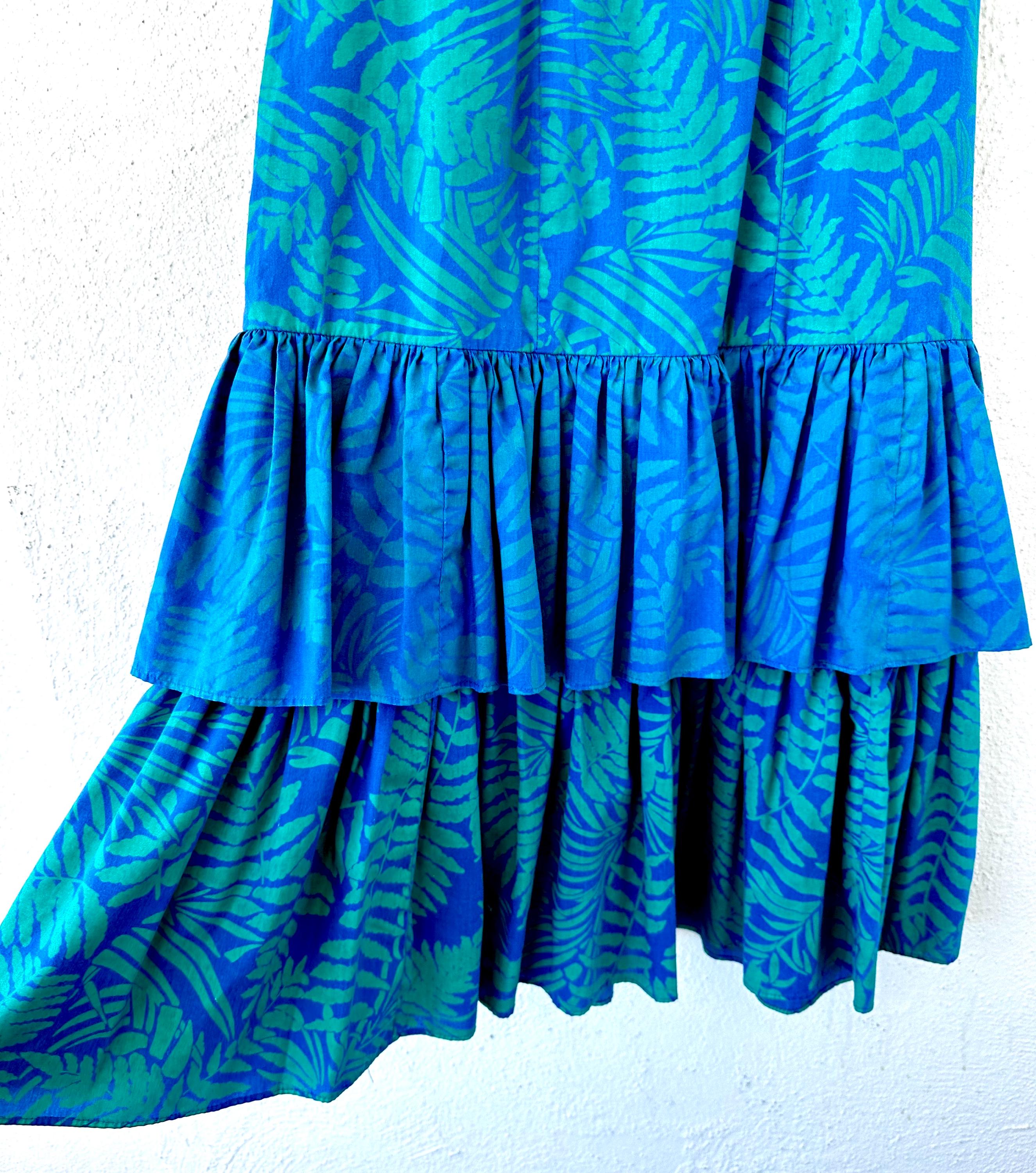 Vintage Hawaiian Muumuu Sun Babies Hawaii Floral Ginger