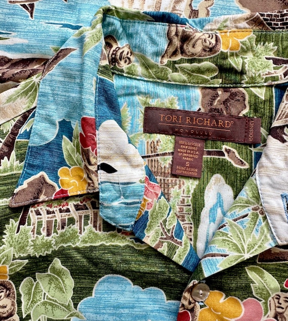 Vintage Tori Richard Disney Y2k Hawaiian Shirt Hawaii Tiki