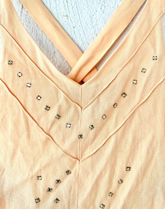 Vintage Sonia Rykiel Diamond Studded Crop Top Cro… - image 3