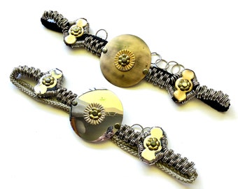 Vintage 80s 90s Baroque Lion Head Belt // 1980s 1990s  display picture 1