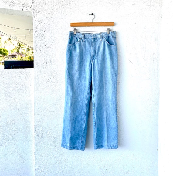 Vintage 70s Dickies Boyfriend Jeans // 1970s Bell… - image 1