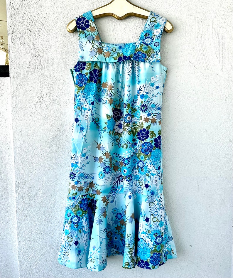 Vintage Hawaiian Muumuu 1970s Dress Floral 70s 80s Hawaiian Caftan - Etsy