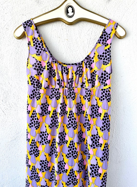 Vintage 60s 70s Psychedelic Slip Dress Pucci Styl… - image 7