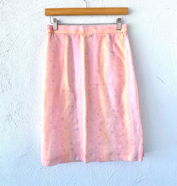 Vintage 80s 90s Club Kid Pink Rainbow Iridescent … - image 7