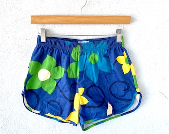 Vintage Surfline Hawaii Cheeters Hawaiianska Blommiga Shorts Jams World Surf Line Flower Power Byxor