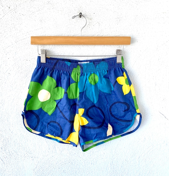 Vintage 60s Surf Line Hawaii Cheeters Floral Shorts Jams