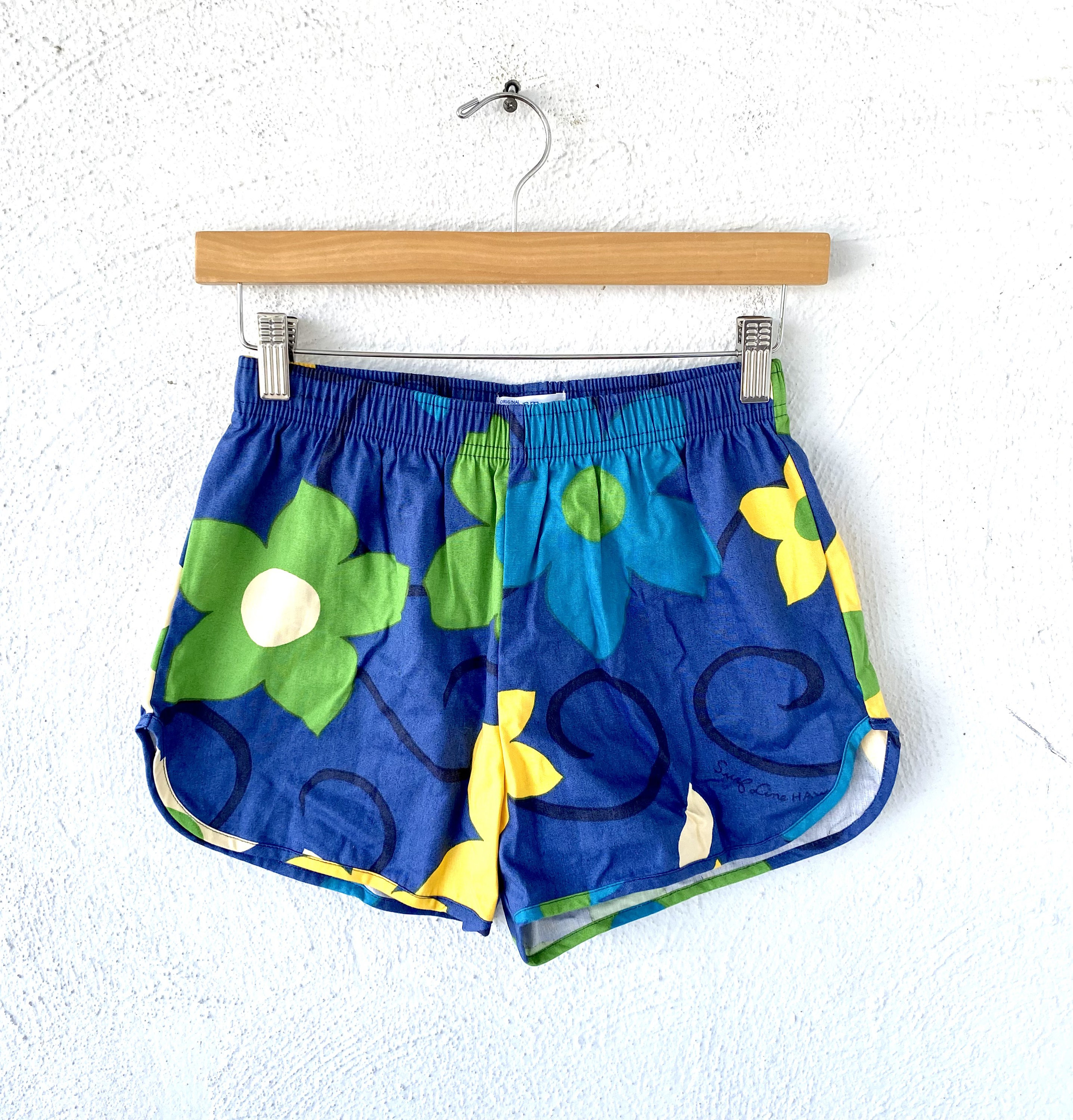 Vintage 60s Surf Line Hawaii Cheeters Floral Shorts Jams