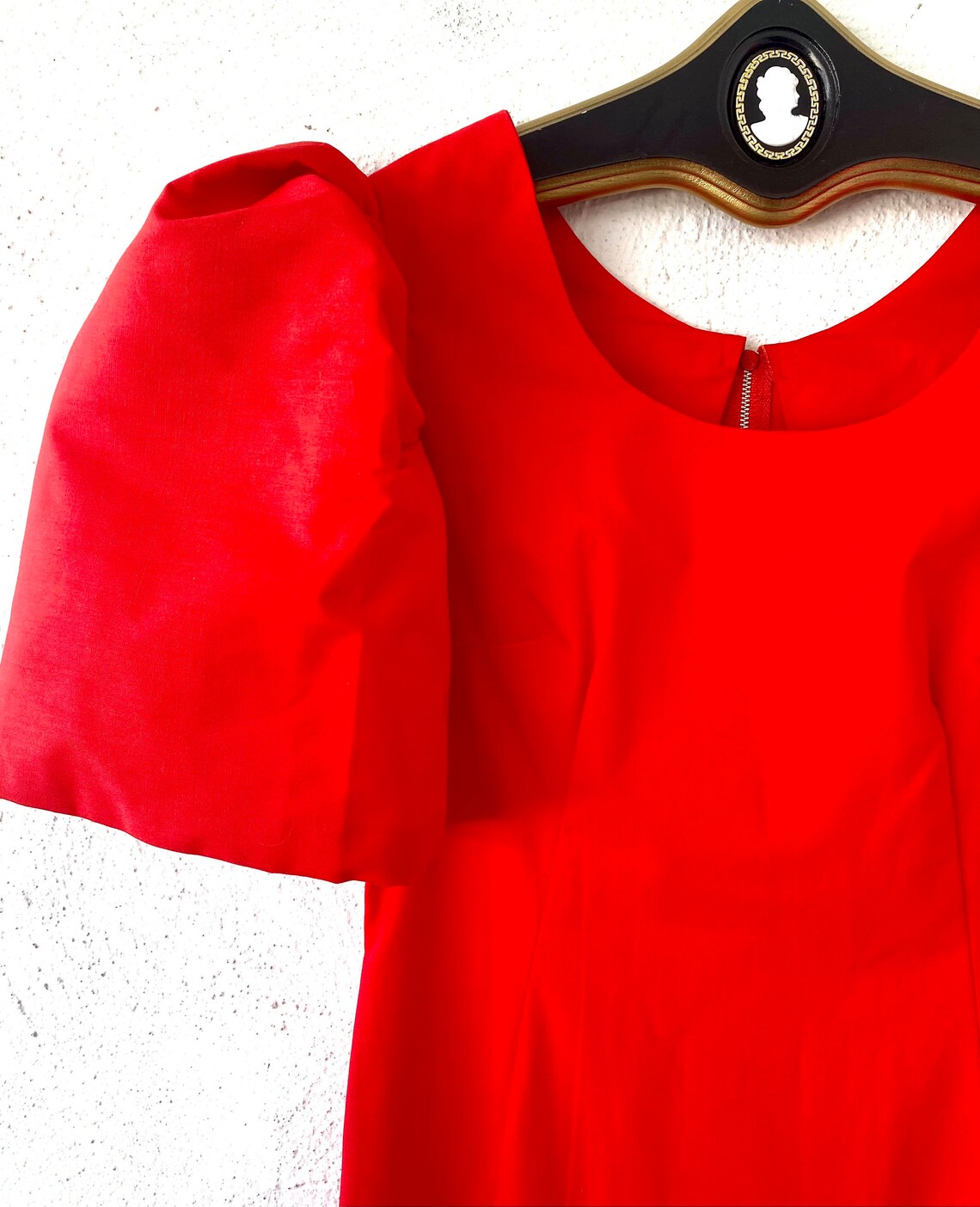 Vintage 60s Hawaiian Dress Red Hot Puff Sleeve 1960s Hawaii Muumuu - Etsy