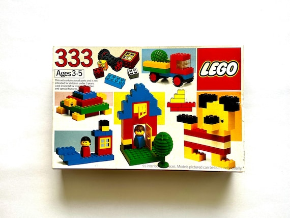 Vintage Lego Set 1983 Sealed NIB New 80s Legos Sets Basic Building