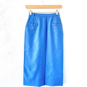 Vintage 1940s 1950s Pencil Skirt with Matching Belt 40s 50s Wiggle Skirt