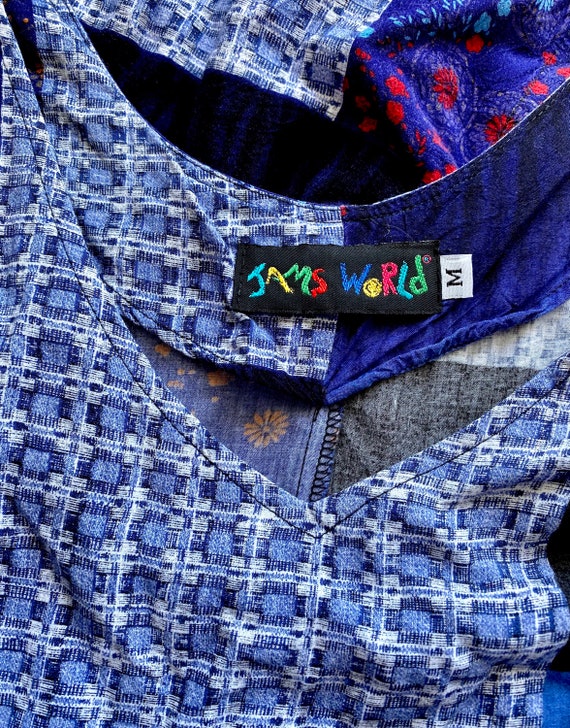 Vintage Jams World 90s Patchwork Jumper Dress Gem