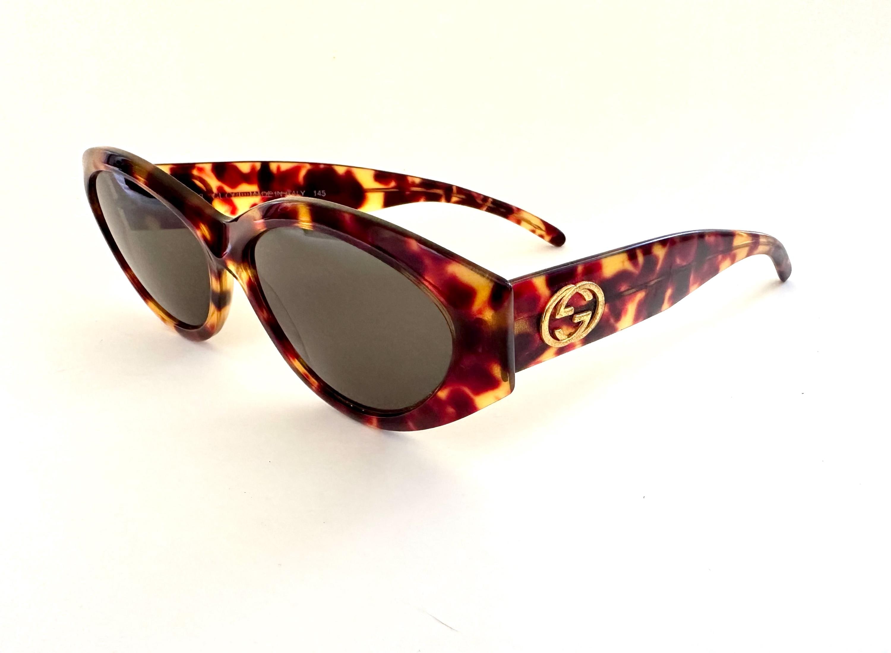 Vintage Gucci Oval Sunglasses - Etsy